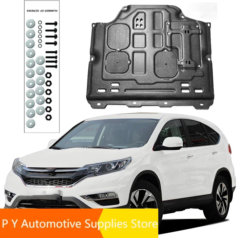 For Honda CRV 2007-2016 2.0L 2.4L Engine Guard Board Splash Shield Mud Fender Plate Cover Black Car Mudflap Mudapron Mudguard