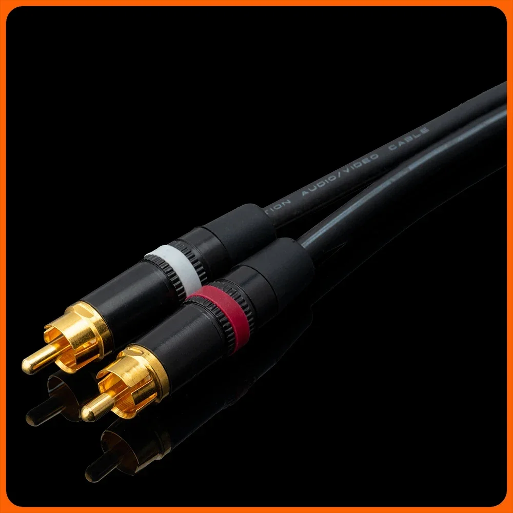 ▲Japan Mogami 2965 HiFi RCA To RCA Audio Interconnect Cable Gold RCA OFC Low Capacitance Audio Cable DAC Amp Vinyl Record Player