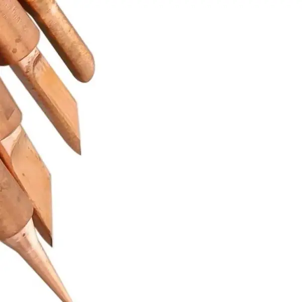 

8PCS Soldering Tips With Soldering Handle Adapter Copper Welding Tips 900M-T Soldering Iron Tips For Soldering Station