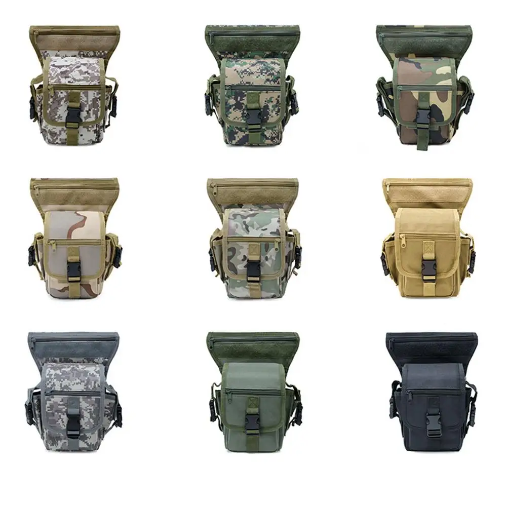 

Men Tactical Leg Bag Multi-purpose Waterproof Large Capacity Outdoor Sports Camouflage Waist Bags