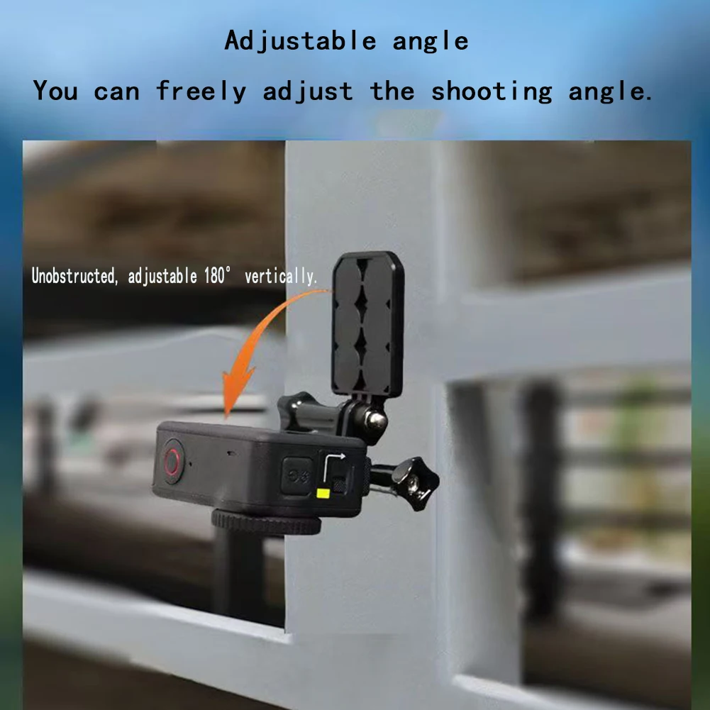 Magnetyczny uchwyt do DJI Action 6/5/4, regulowany o 180 stopni, do DJI Osmo Gopro, stały uchwyt, akcesoria. — zdjęcie produktu 3
