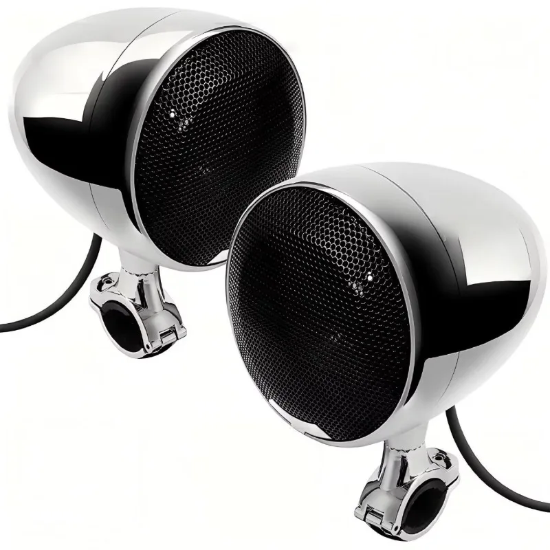 High-end 5-inch Waterproof For Motorcycle Stereo Dual-channel Subwoofer Built-in Amplifier 600W Spk500