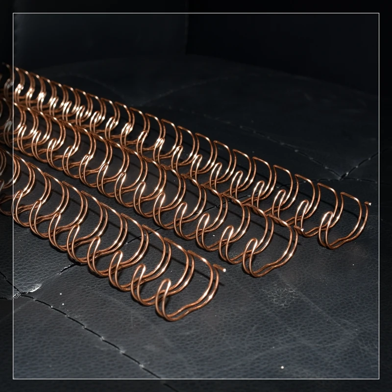 Imagem -04 - Readstar-duplo Loop Fio Binding Comb Rose Gold a4 3:1 2:1 6.438.1 mm oy Bobina Dupla 30 Pcs Box 50 Pcs Box 100 Pcs Box