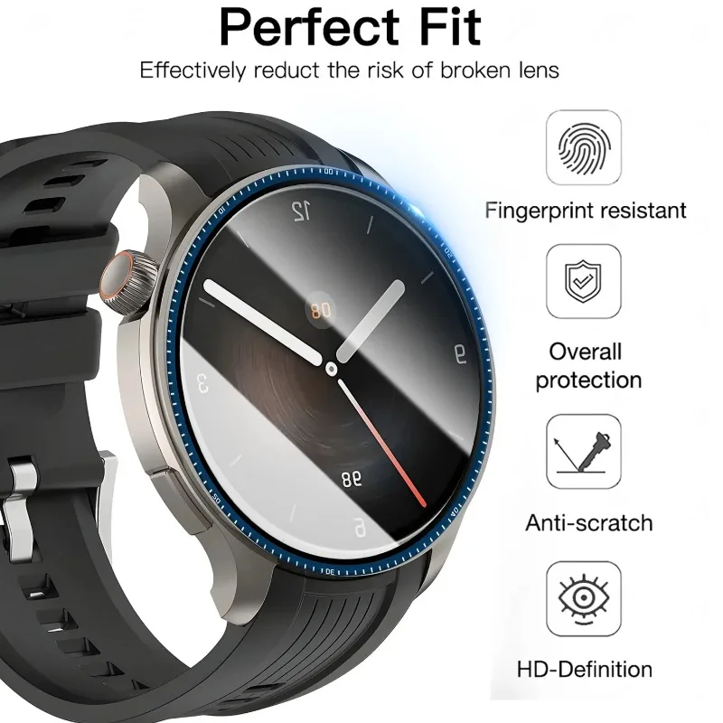 Screen Protector for Amazfit Balance 2 Cover Curved Full Coverage Protective Watch Film for Huami Amazfit Balance2 Accessories