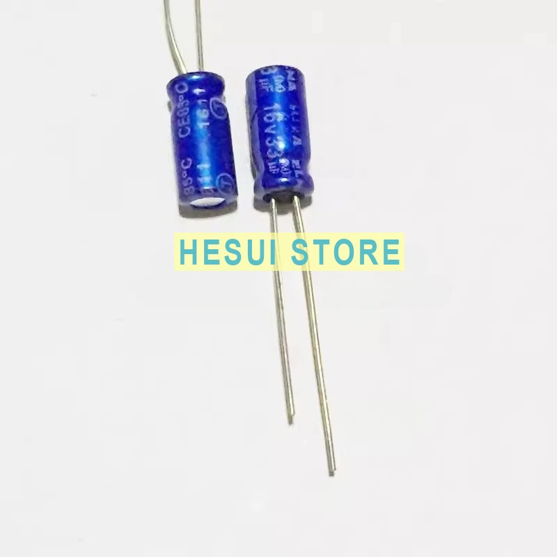 10PCS Audio fever electrolytic capacitor 16V33UF 5X11 RE3 blue robe 33UF16V generation 10V