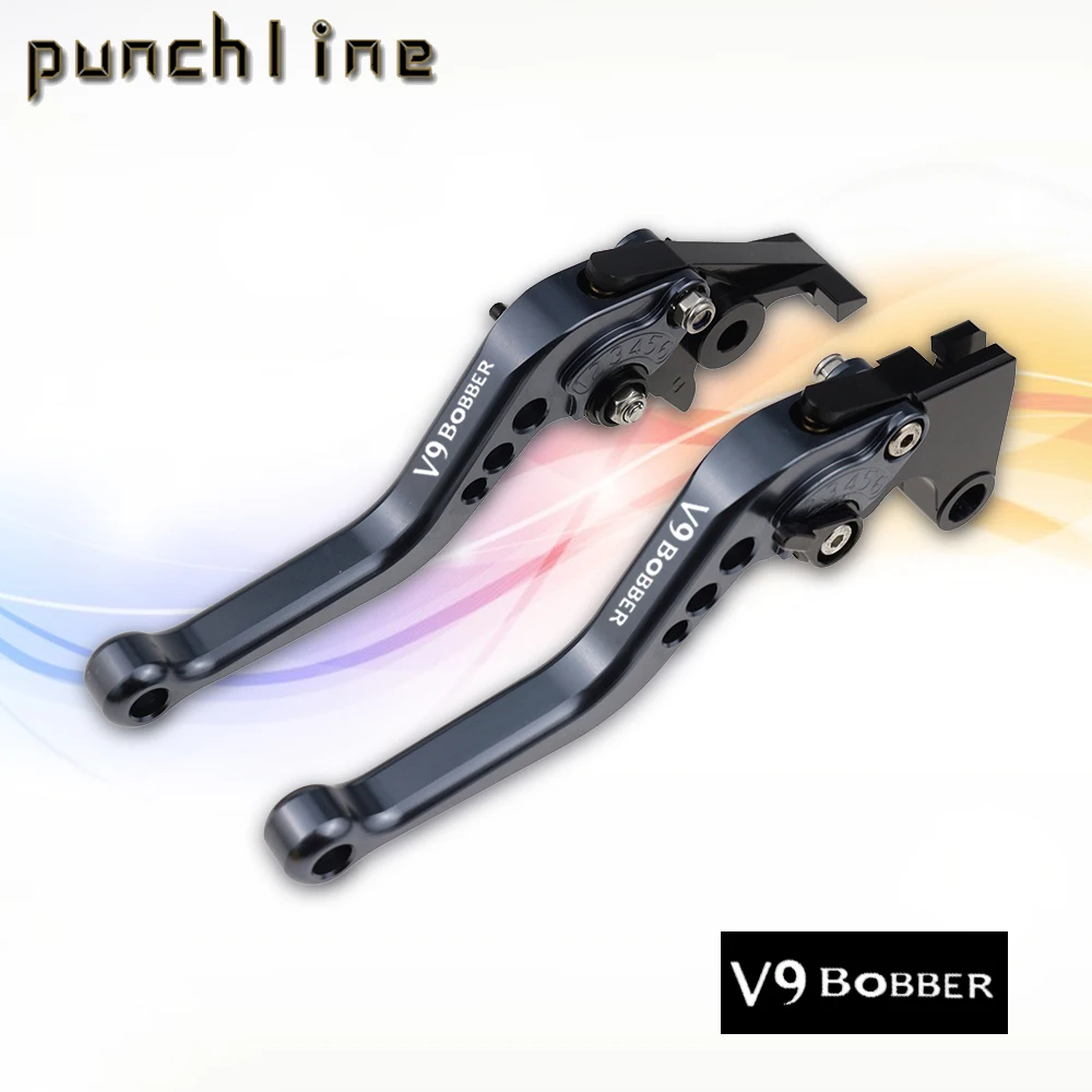 

Fit For V9 Bobber Roamer 2016-2017 V9 Bobber Motorcycle CNC Accessories Short Brake Clutch Levers Adjustable Handle Set