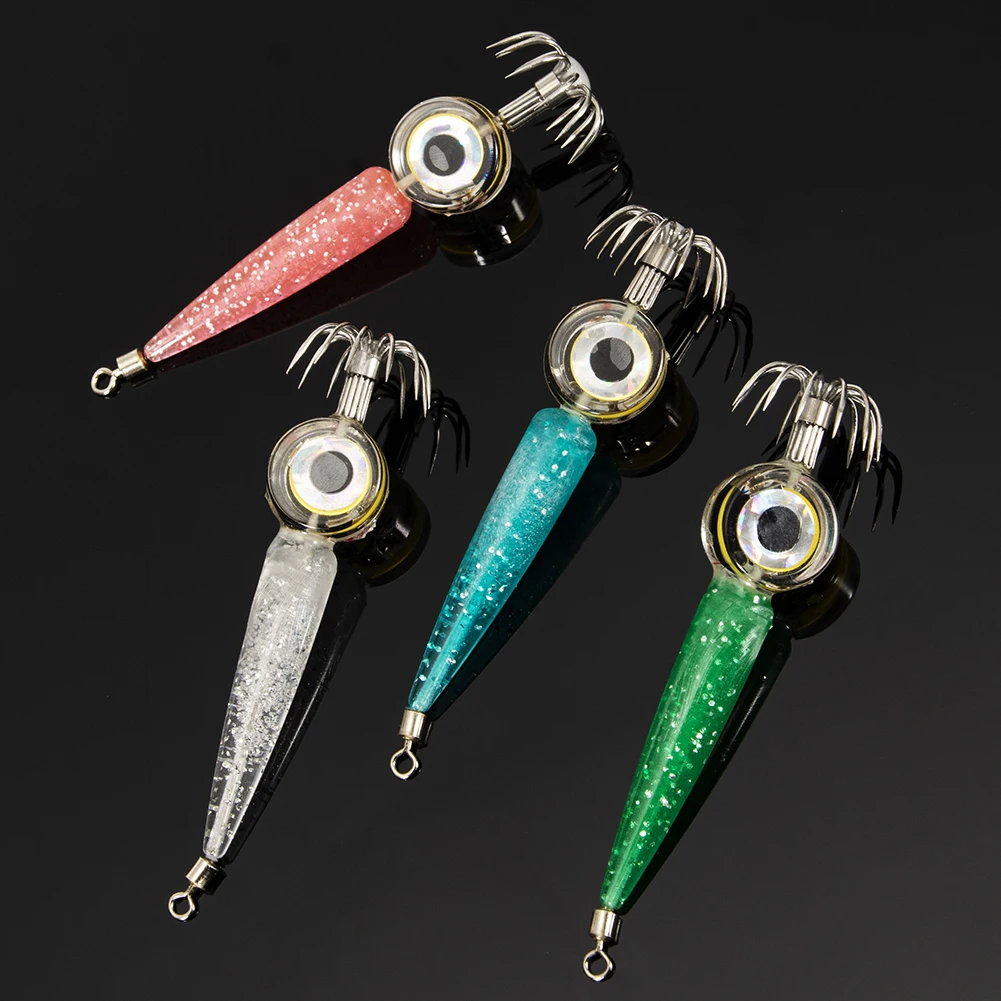 Fishing Lure Light LED Deep Drop Underwater Fishing Squid Lamp Fish Bait Luminous Lure Light for Attracting Fish
