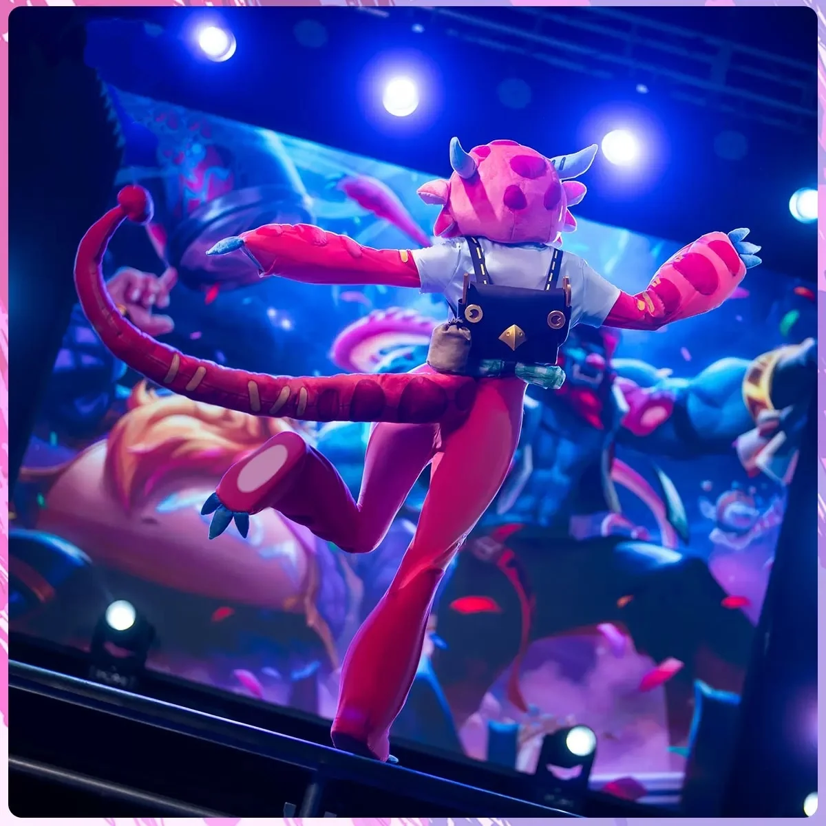 COWOWO LOL Neeko أزياء النساء التأثيرية كوس لعبة أنيمي زي حفلة الهالوين لعب دور الملابس الملابس #2