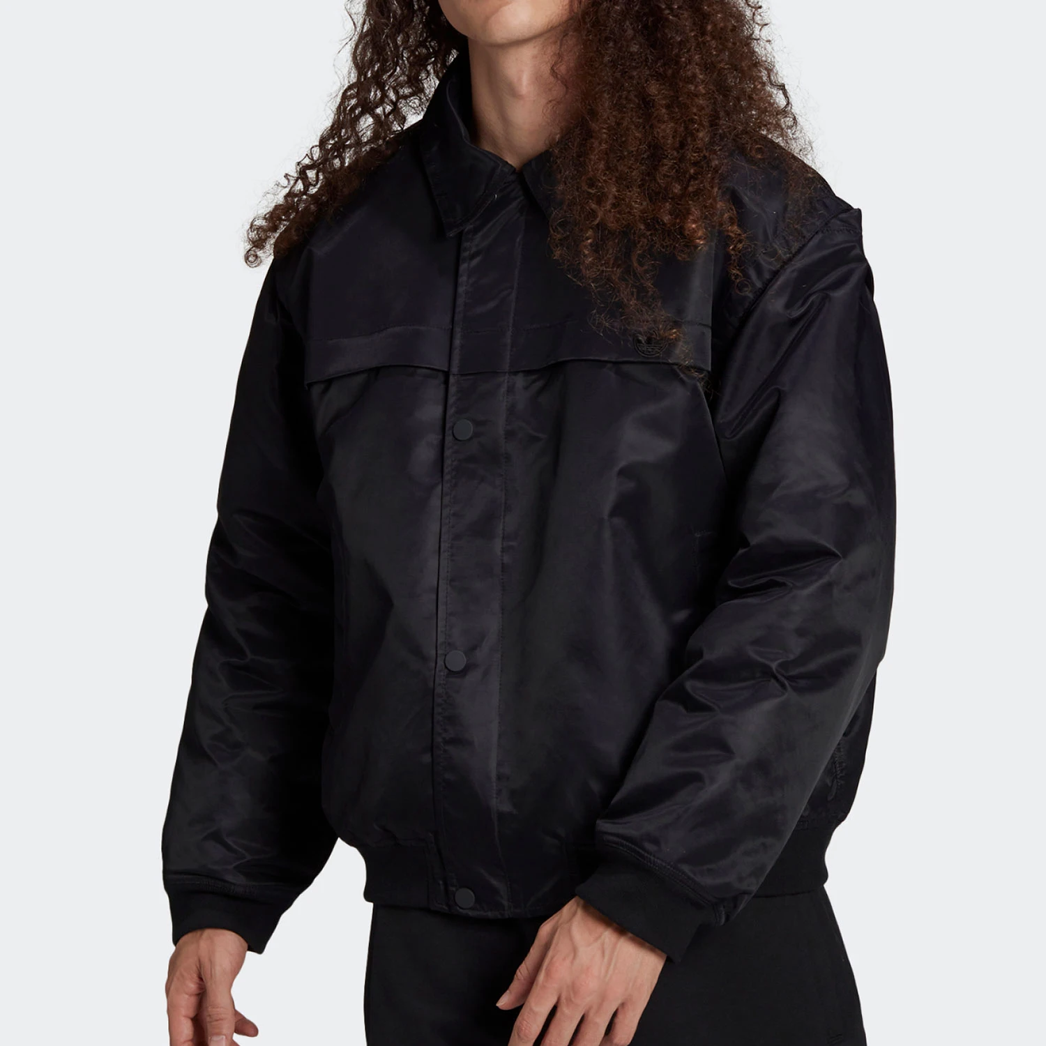 

Adidas genuine clover men's loose collar long sleeved jacket HB1698