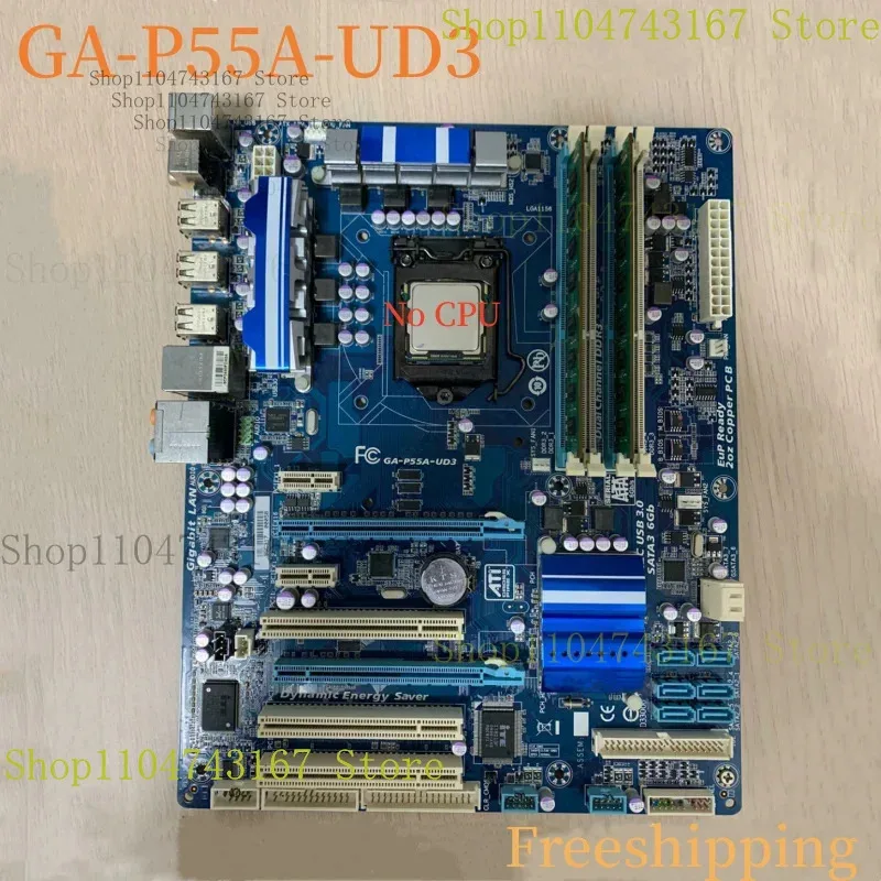 

Для GIGABYTE GA-P55A-UD3 материнская плата 16 ГБ LGA1156 DDR3 материнская плата 100% протестирована, полностью работает