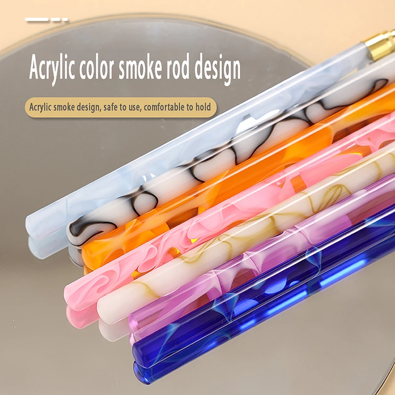 Replaceable Pen Durable Non Damaging No Ink Infinite Writing Sketching Stationery Acrylic Smoke Stick  Pencil