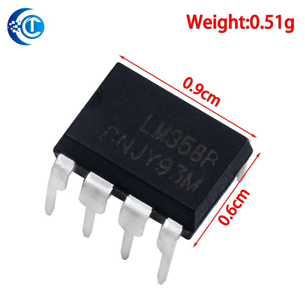 20PCS LM358 LM358N LM358P DIP8 Op-Amp IC Chip Kit Dual Operational Amplifier for Electronic DIY