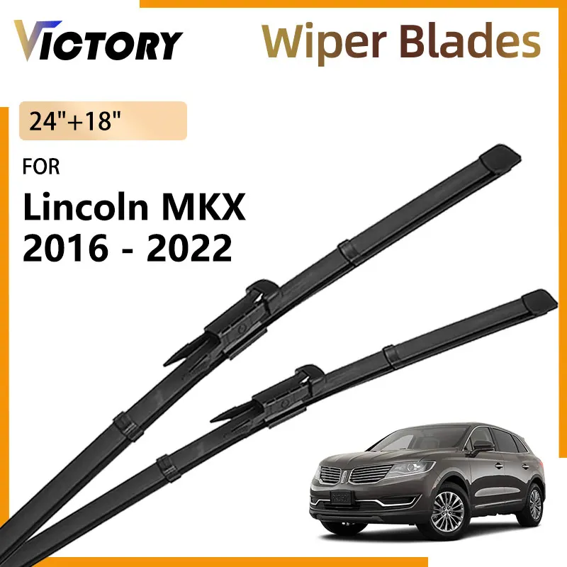 2x For Lincoln MKX Nautilus 2016 - 2022 2020 2018 2017 U540 Accessories Car Front Wiper Blades Windshield Window Brushes 22