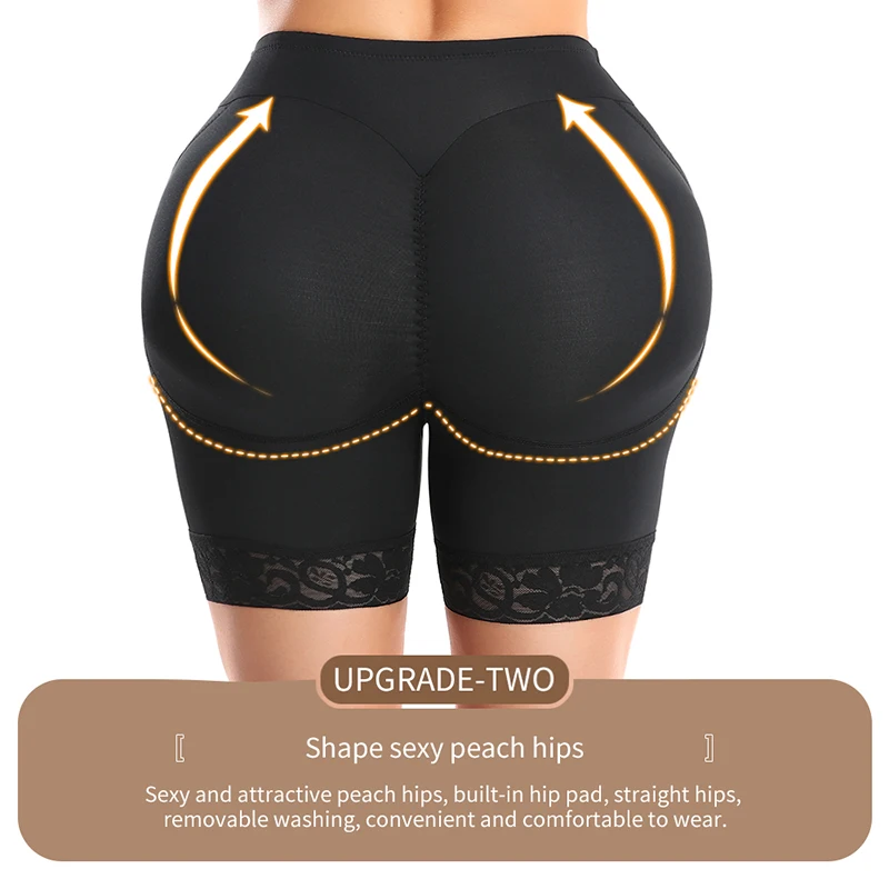 Upgraded Hip Enhancer Panties with Extra Large Pads Butt Lifting Body Shaper Shorts Fake Ass Big Buttocks Shapewear Booty Bigger