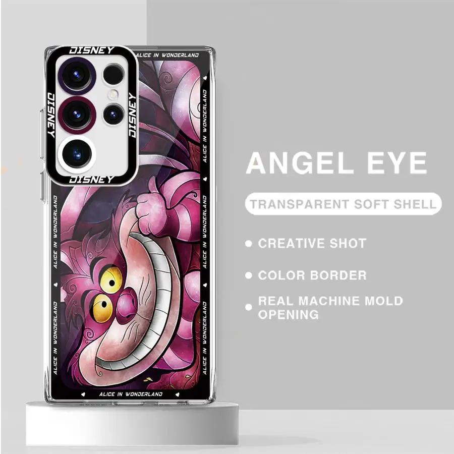 Cheshire Cat Alice In Wonderland Phone Case for Samsung Galaxy S24 Ultra S23 FE S22 S23 S20 Plus S21 S20 FE Note 20 Plus Cover image 6