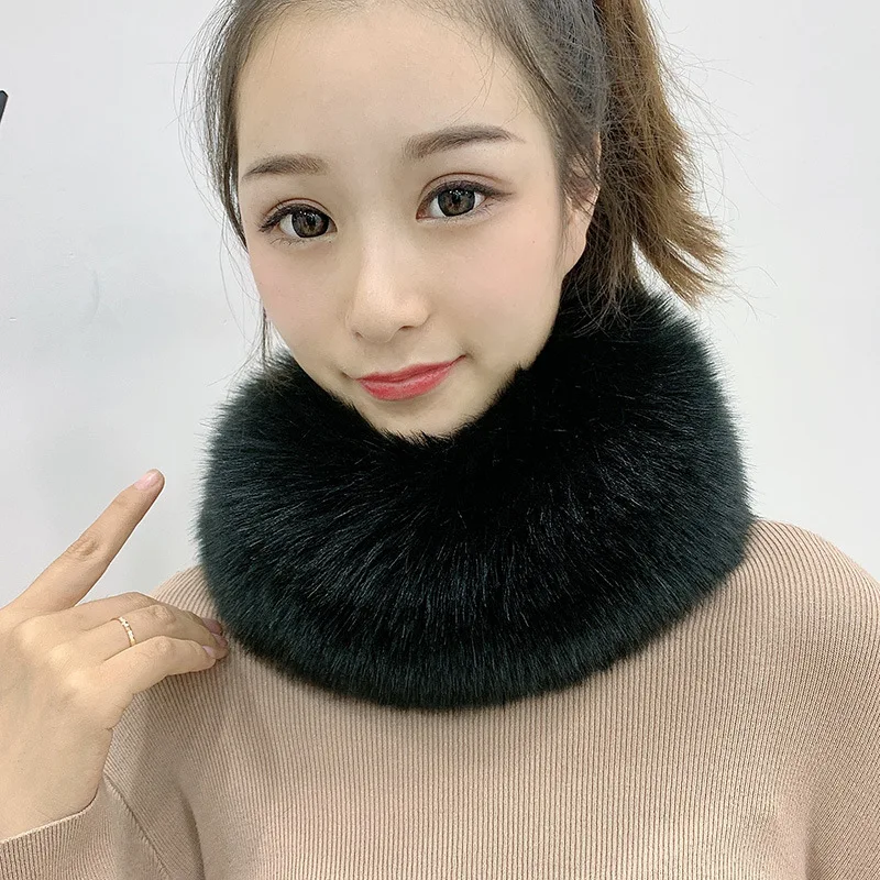 Faux Fur Collar for Women, Thick Collar, Warm Neck Protection, Winter, New