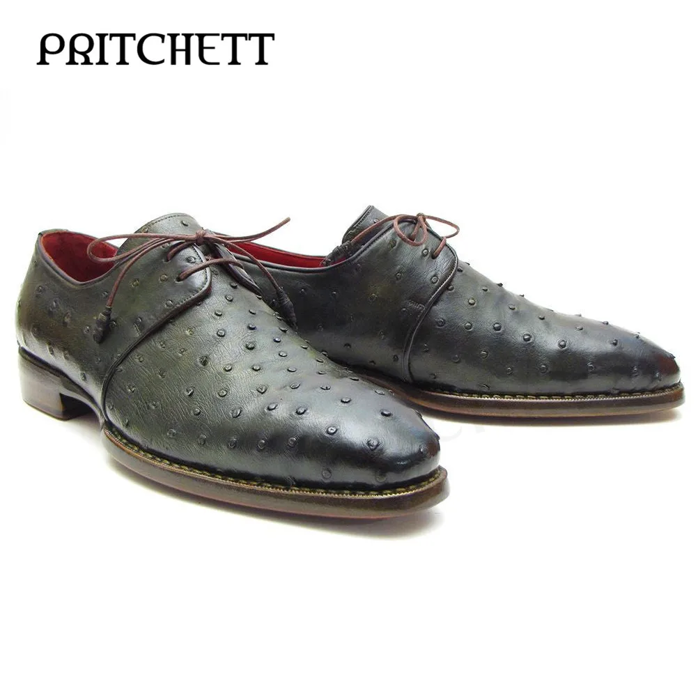 

Exotic Style Handmade Retro Leather Shoes Slip-On Lace-Up Casual Trendy Formal Shoes Large Size Business Personality Men's Shoes