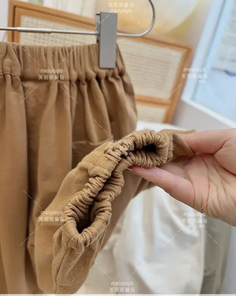2026 Modische Hose für Jungen, Kinderkleidung, Sommer, Frühling, Babyhose mit Taschen, knöchellang, locker geschnitten, Mädchen, Kinder, Freizeithose – Detail 11
