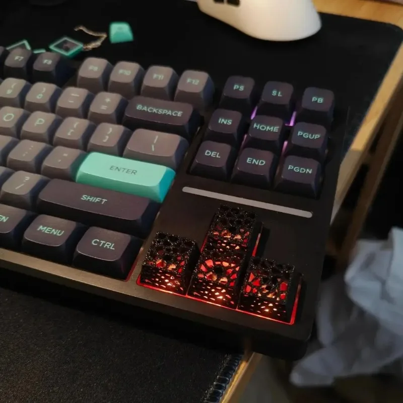 High Aesthetic Hollow Keycaps Made Of Eco Friendly Materials Universal Fit Perfect