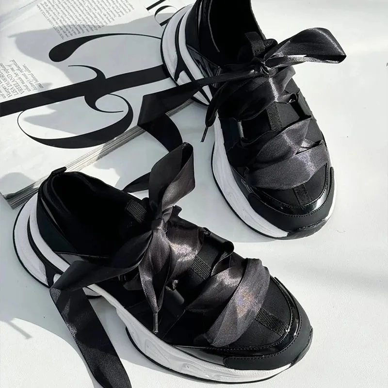 1 Paar 2 cm breite Seidenschnürsenkel mit Schleife, flache Schnürsenkel für Damen, Sneaker, Sport, DE, Trainingsschuhe, Schnürsenkel, Freizeitschuhe, Zubehör – Detail 10