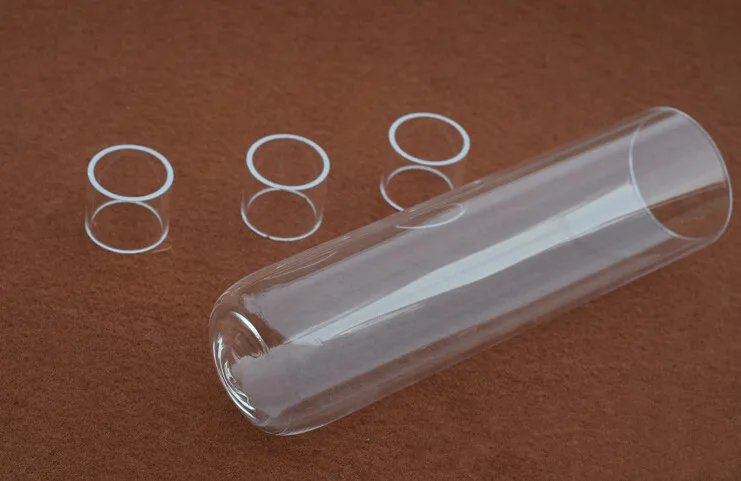 

Flat bottom quartz test tube without rim OD25*length200