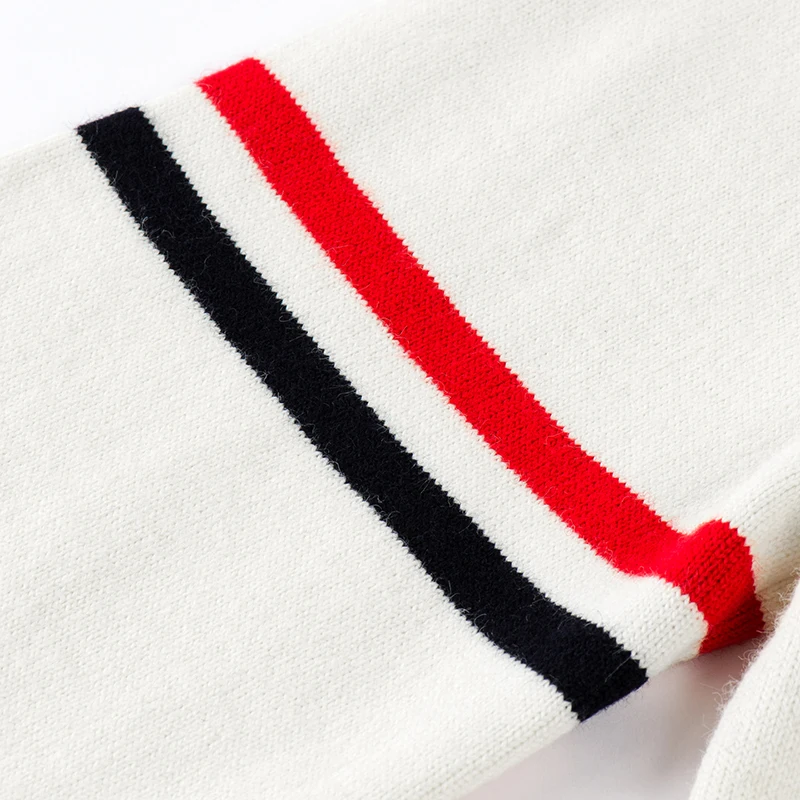 High-End Marke Pullover Open Shirt Männer Frühjahr Herbst Neue Klassische Streifen Trend Taschen Koreanische Freizeit Mischfarben V-Kragen Strickjacke – Detail 14