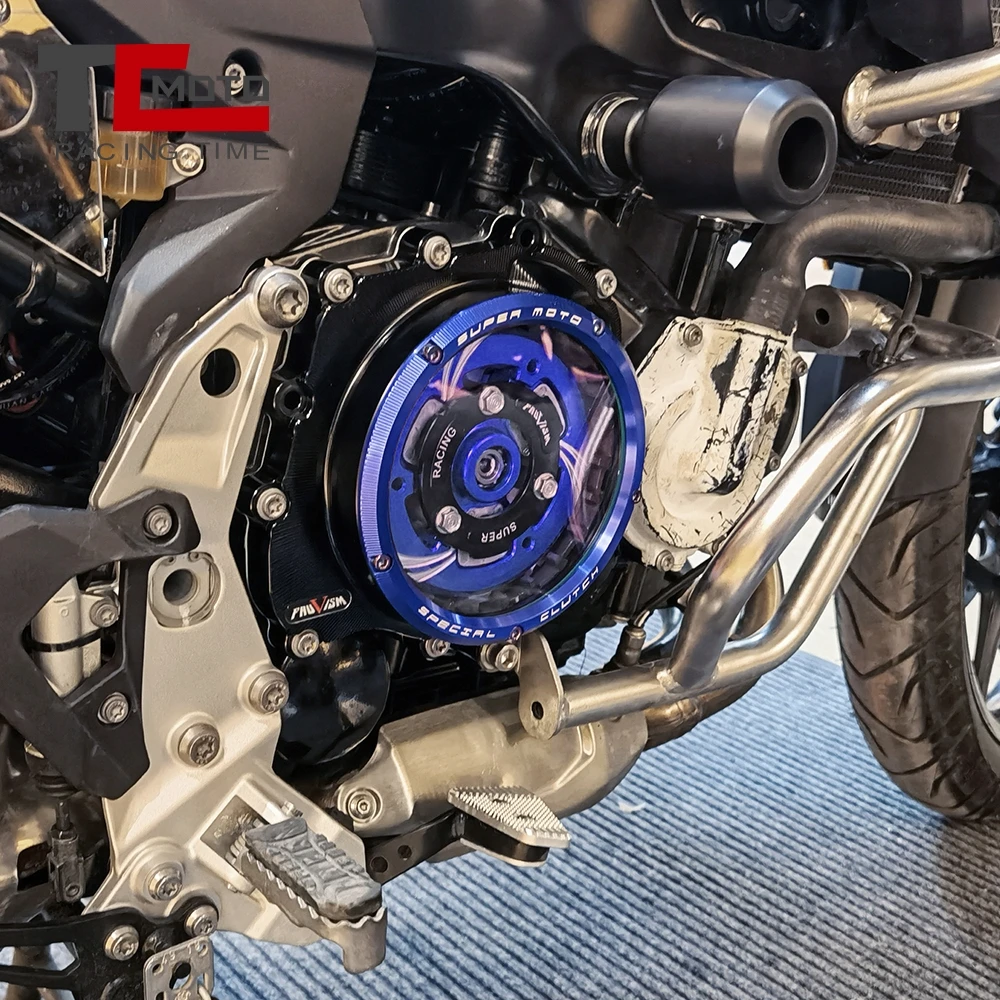 For F900XR F900R 2020-2024 Clutch Transparent Engine Side Protection Cover For BMM F750GS F850GS 2018 - 2024