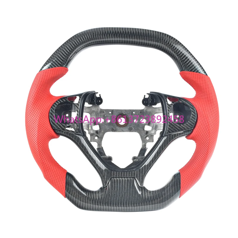 

Factory Wholesale Price Real Carbon Fiber Steering Wheel for Honda JADE Type R FK2 SI 9th Generation Civic Motors Custom
