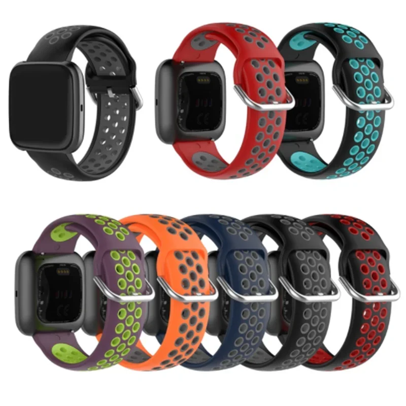 

Силиконовые ремешки для Fitbit Versa 2, умные часы, браслет, ремешок на запястье для Fitbit Versa/ Versa lite, спортивный ремешок, аксессуары 23 мм