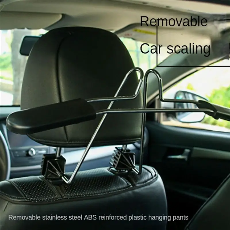 Steady Car Clothes Hanger Car Seat Clothes Hanger Headrest Backrest Car Retractable Clothes Drying Rack