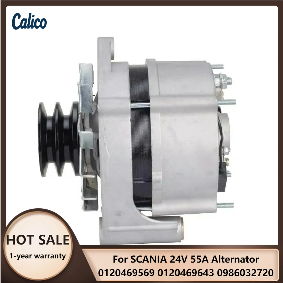 

The Ultimate Details Are Suitable for SCANIA 24V 55A Alternator 0120469569 0120469643 0986032720