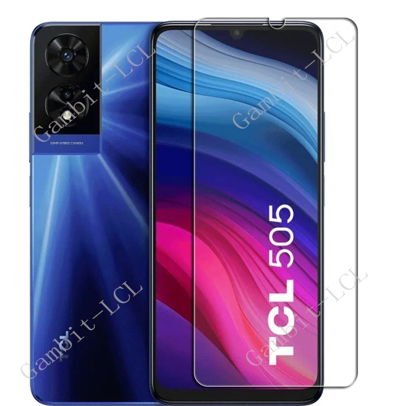 2-4 pièces verre trempé pour TCL 505 6.75 "TCL505 Film de protection protecteur d'écran couverture
