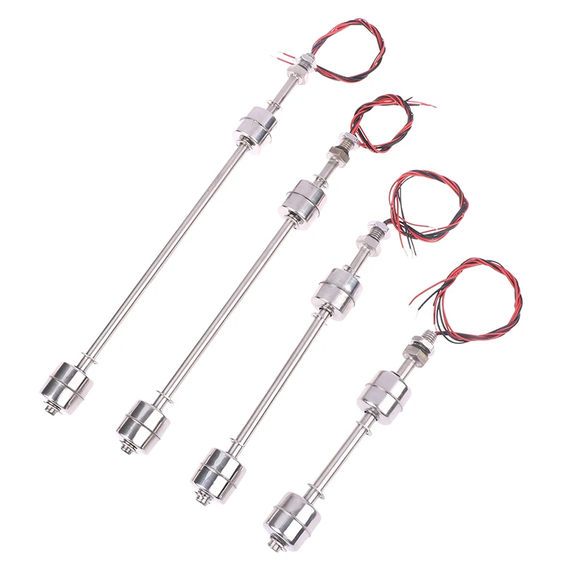 Length 100MM Double Floating Ball Stainless Steel Level Automatic Control Switch Sensor