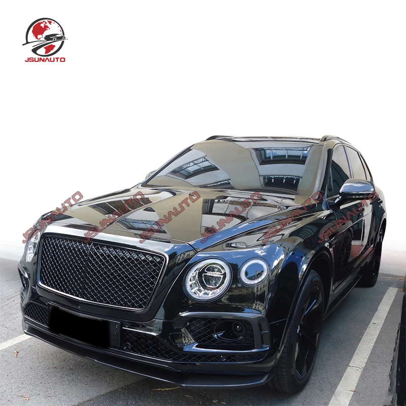 

Carbon Fiber Front Lip For Bentley Bentayga W12 Limited Edition Style Body Kit Front Bumper Splitter Diffuser Front Vents Parts