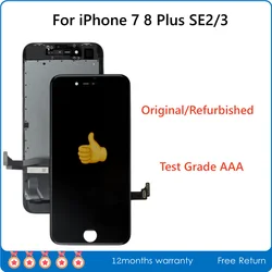 A+++ Refurbished Official Screen For iPhone 7 8 Plus SE 2020 2022 LCD Display Touch Screen Assembly Replacement No Dead Pixel