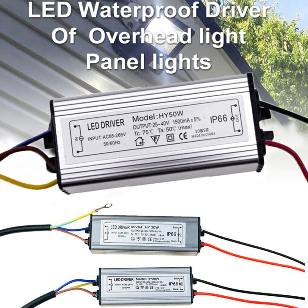 Led Driver Power Supply Waterproof Adapter 10w 50w 100w 300ma-3000ma Dc20v Dc38v Ac110v Ac220v Transformer For/outdoor Equipment