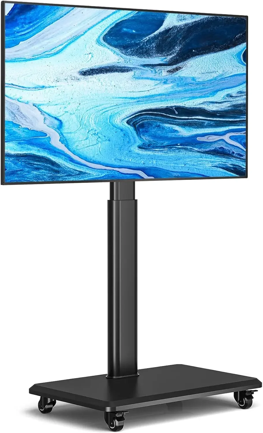 

Yomt Floor TV Stand with Bracket for 32-70 Inch Flat Screen/Curved TVs, Swivel Rolling Height Adjustable Portable