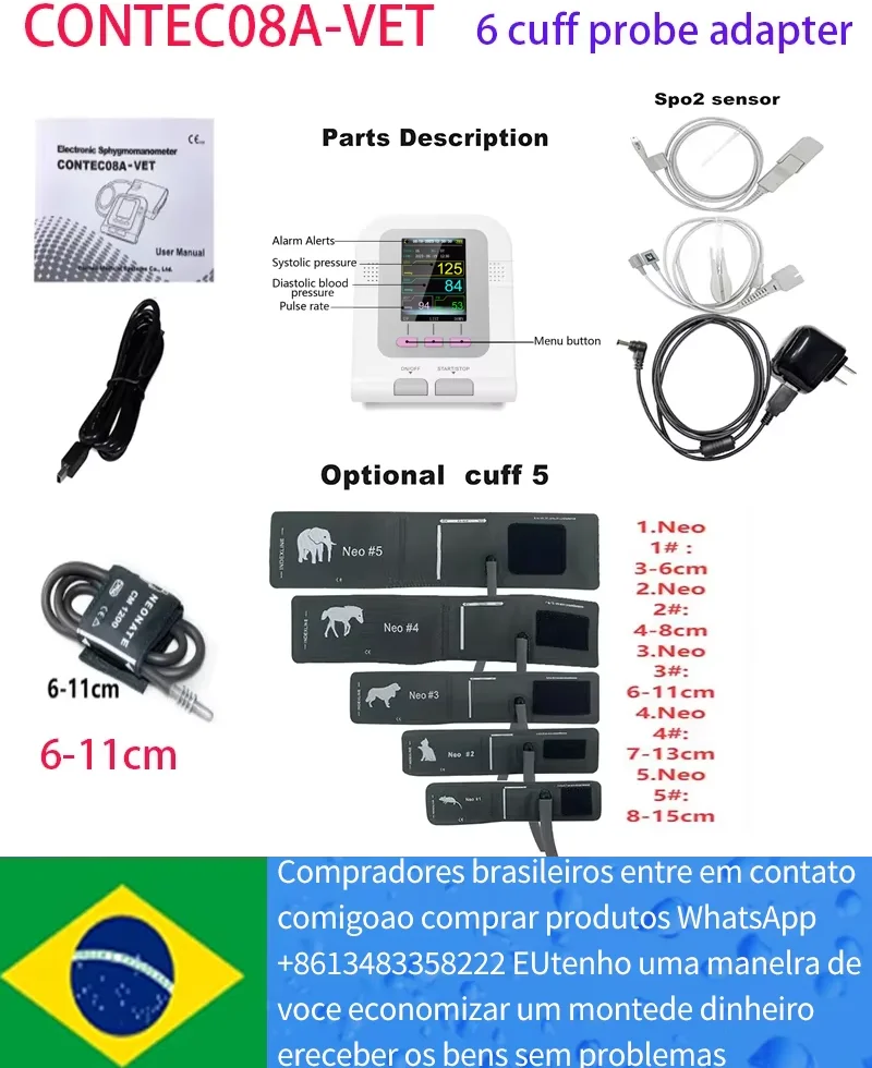 contec08a-veterinaire-utilisation-sphygmomanometre-electronique-numerique-pression-arterielle-veterinaire-utilisation-moniteur-animaux-chien-chat-cheval-etc