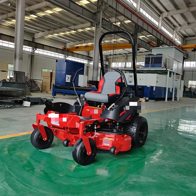 Hot selling 180 degree zero turn lawn mower with efficient weeding and smooth operation, featuring a new type of steering ride