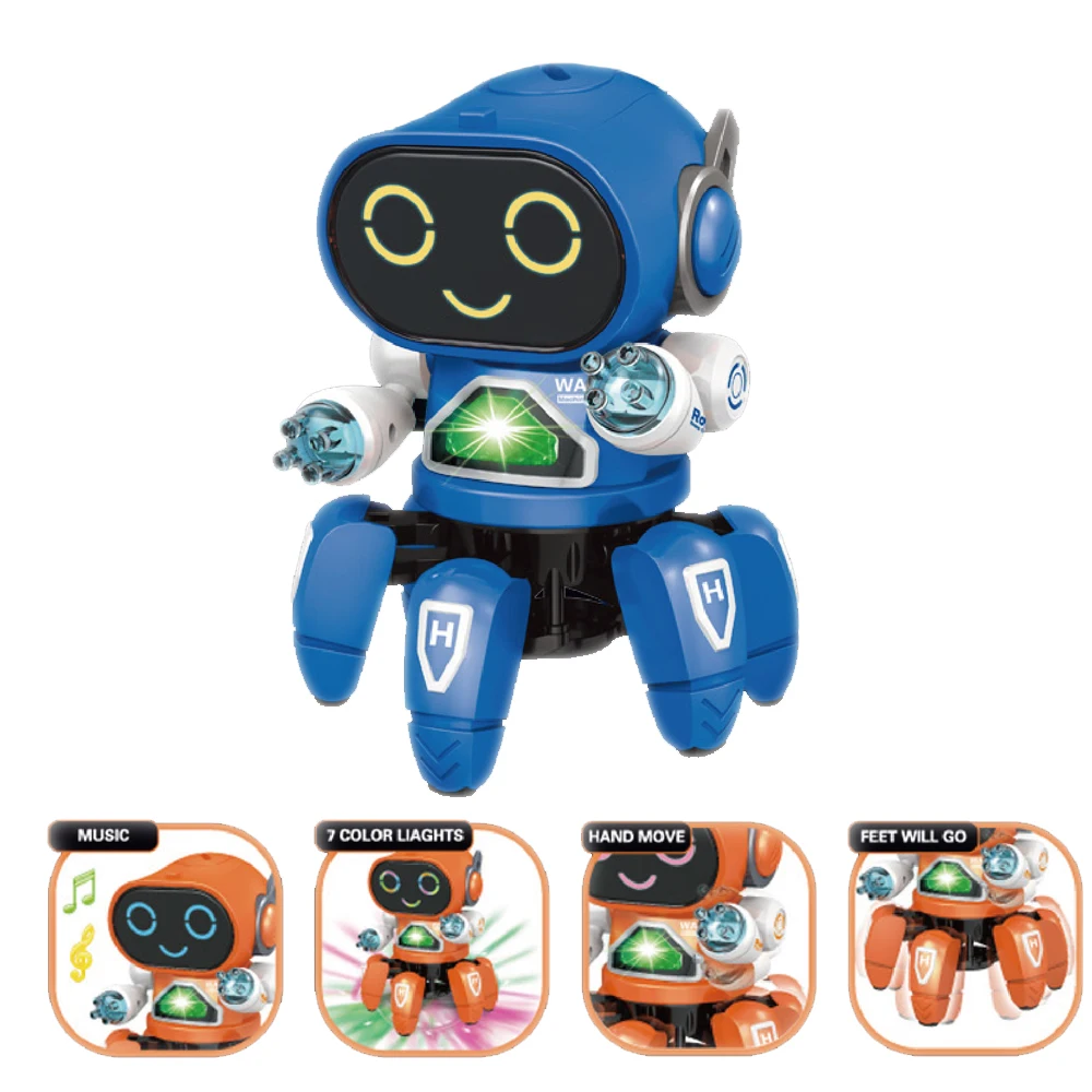 الأخطبوط الراقص، ألعاب مضحكة صعبة، مع موسيقى ديناميكية، إضاءة رائعة، مادة ABS، مناسبة لهدية عيد الميلاد/هدية العطلة #4