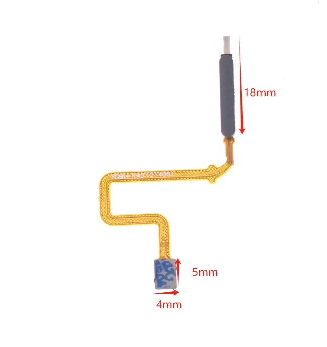 Vingerafdruk voor Xiaomi Redmi Note 10 Pro 5G Home Button Menu Return Key Sensor Flex-kabel