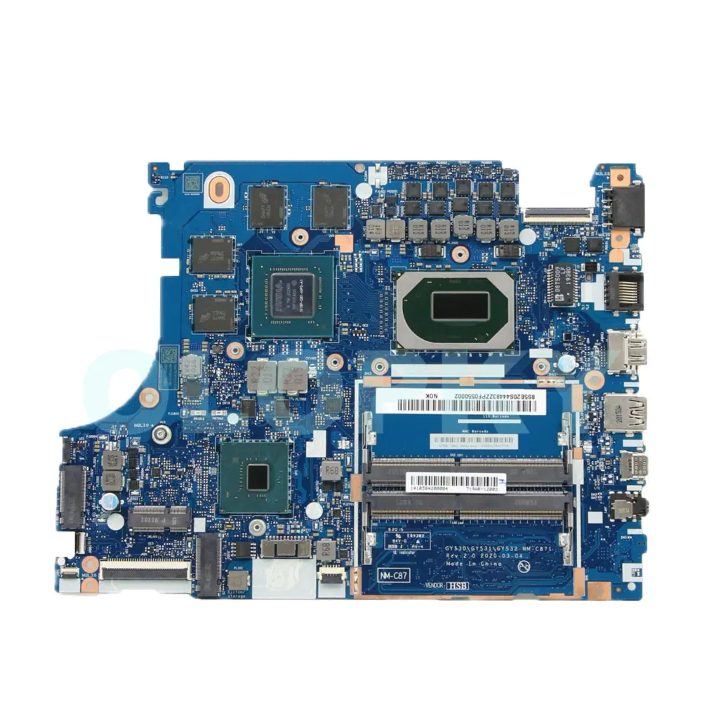 NM-C871 para lenovo gaming 3-15imh05/creator 5-15imh05 placa-mãe