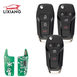 LIXIANG N5F-A08TAA ID49 Chip 315Mhz Samochodowy zdalny kluczyk do Ford Escort Fusion F150/F250 2013-2016 Transit Connect 2019+Auto Flip Fob