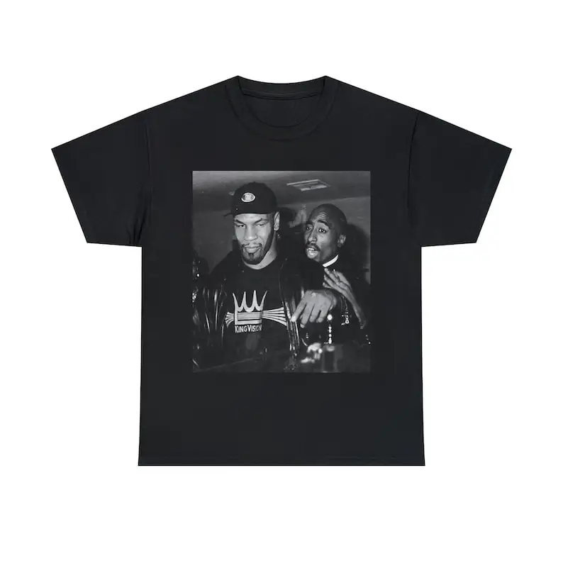 Mike Tyson & 2Pac TshirtOld School RapHip Hop ClothingUnisexClassic FitRapper Shirt