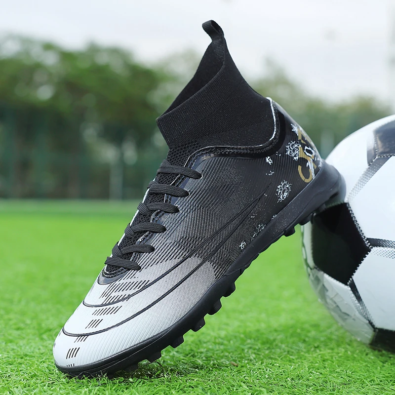 

Men Soccer Shoes Studded Society Indoor Football Man Field Boots Fast Professional Non-Slip Kids Football Shoes