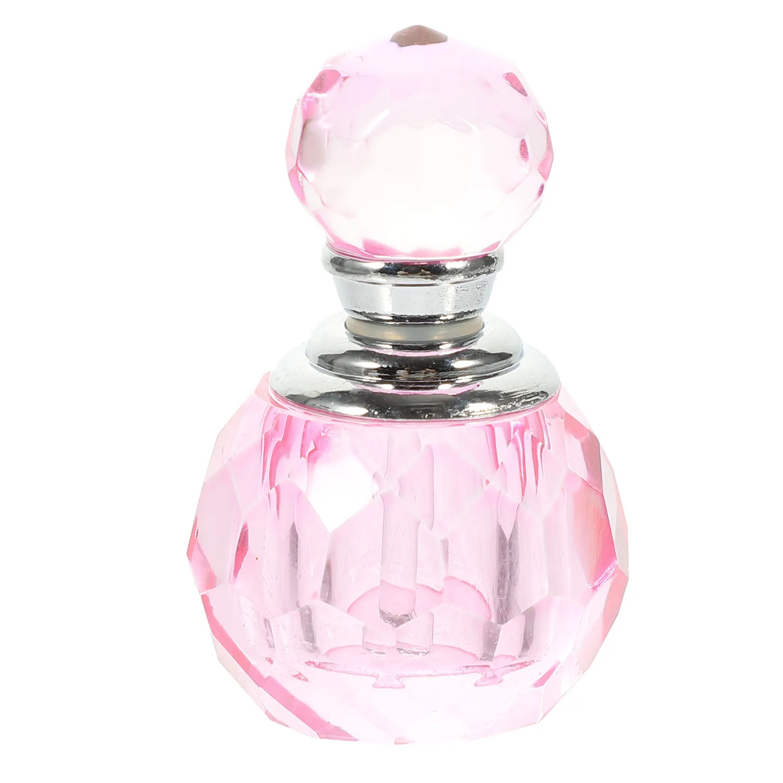 Elegant Crystal Perfume Bottle Desktop Ornament Fine Workmanship Visual Enjoyment Home Office Mall Restaurant Decor Gift