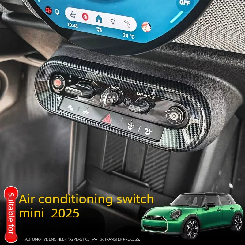 

Для Mini Cooper F65 F66 F67 2025: панель управления кондиционером, рамка для кнопок центрального управления, модификация интерьера
