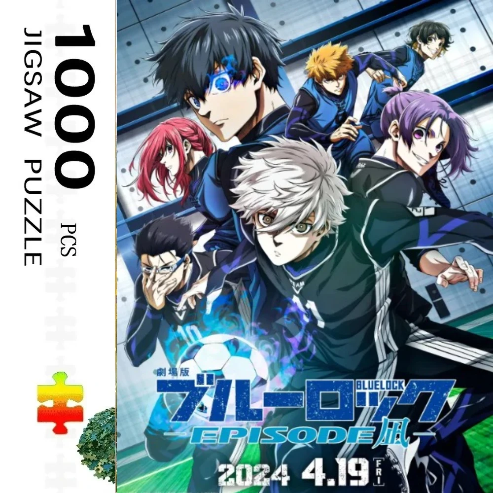 

Пазлы для взрослых (500/1000 деталей) в японском классическом стиле BLUE LOCK – для взрослых и всей семьи – сложные крупные детали, портативные