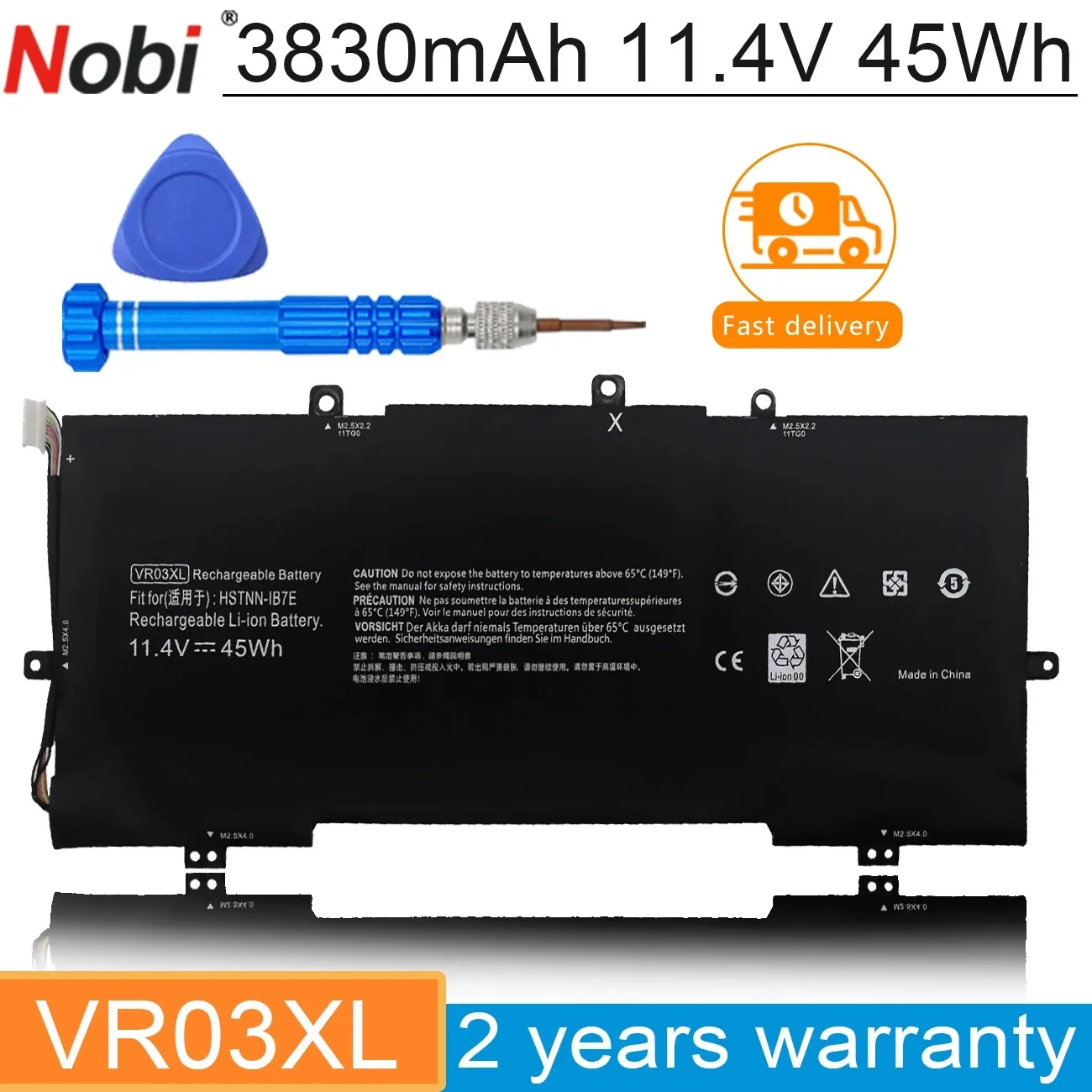 

NOBI VR03XL HSTNN-IB7E Battery for HP Pavilion 13-D Envy 13 13-D 13-d096UR 13-d036NZ 13-D046TU 13-D051TU 13-D006TU TPN-C120