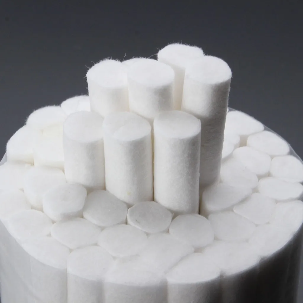 50Pcs/Roll Disposable Cotton Rolls Clinic Dental Treatment Absorbent Medical Supplies Teeth Whitening Product